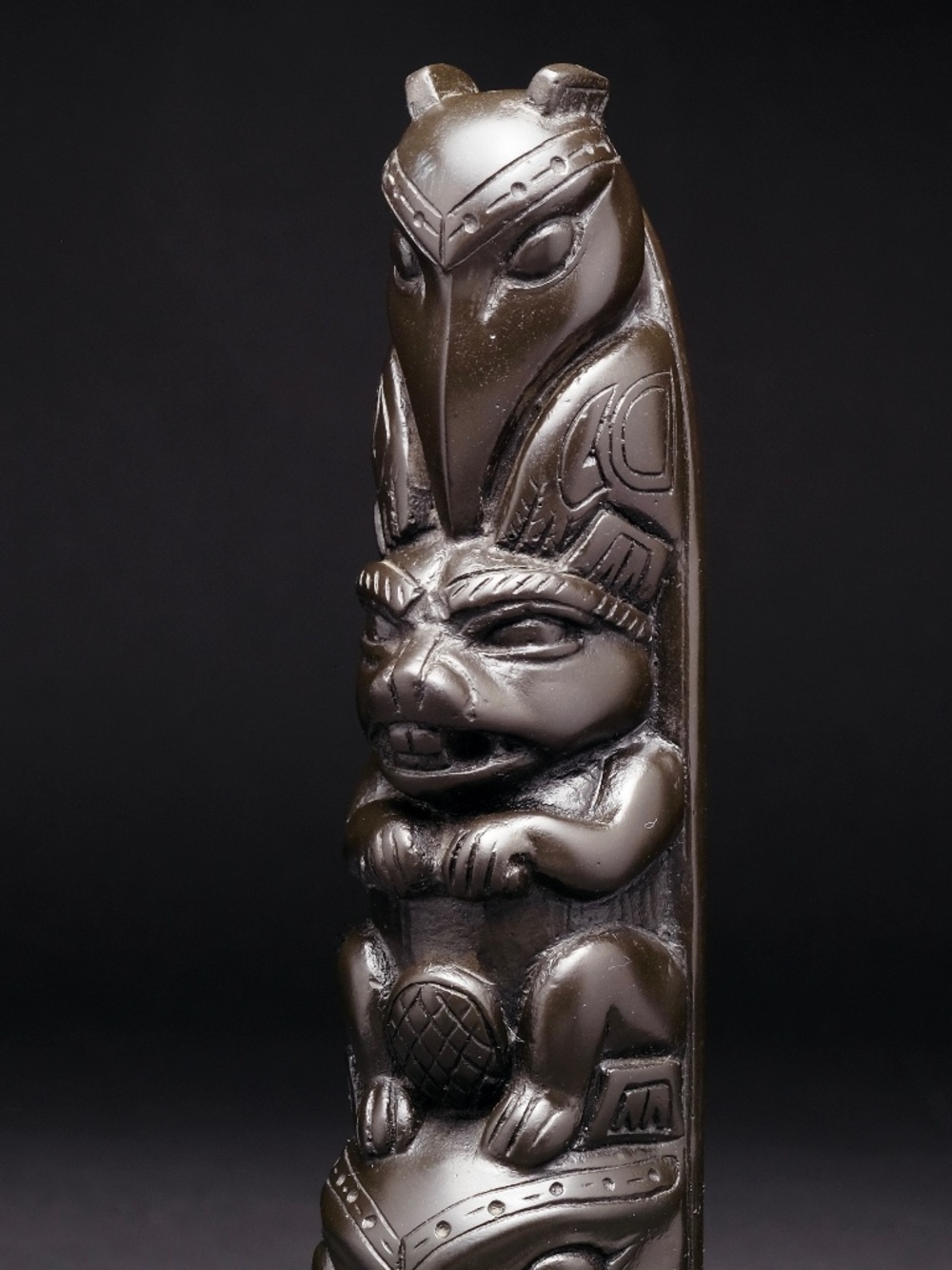 Vintage 1960s Vancouver World Figure Skating Championship Totem Souvenir
